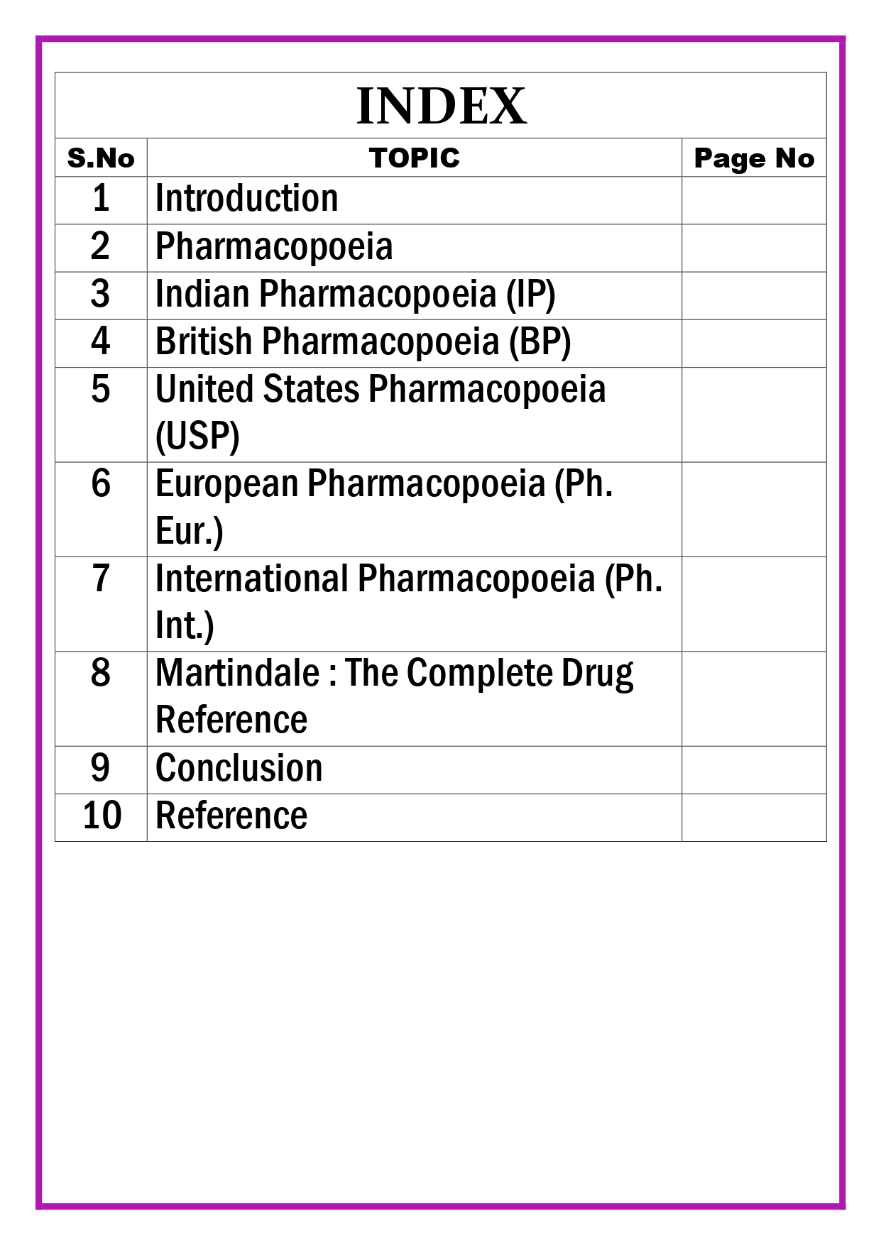 Different monographs and formularies available and their major contents Assignment - Image 5
