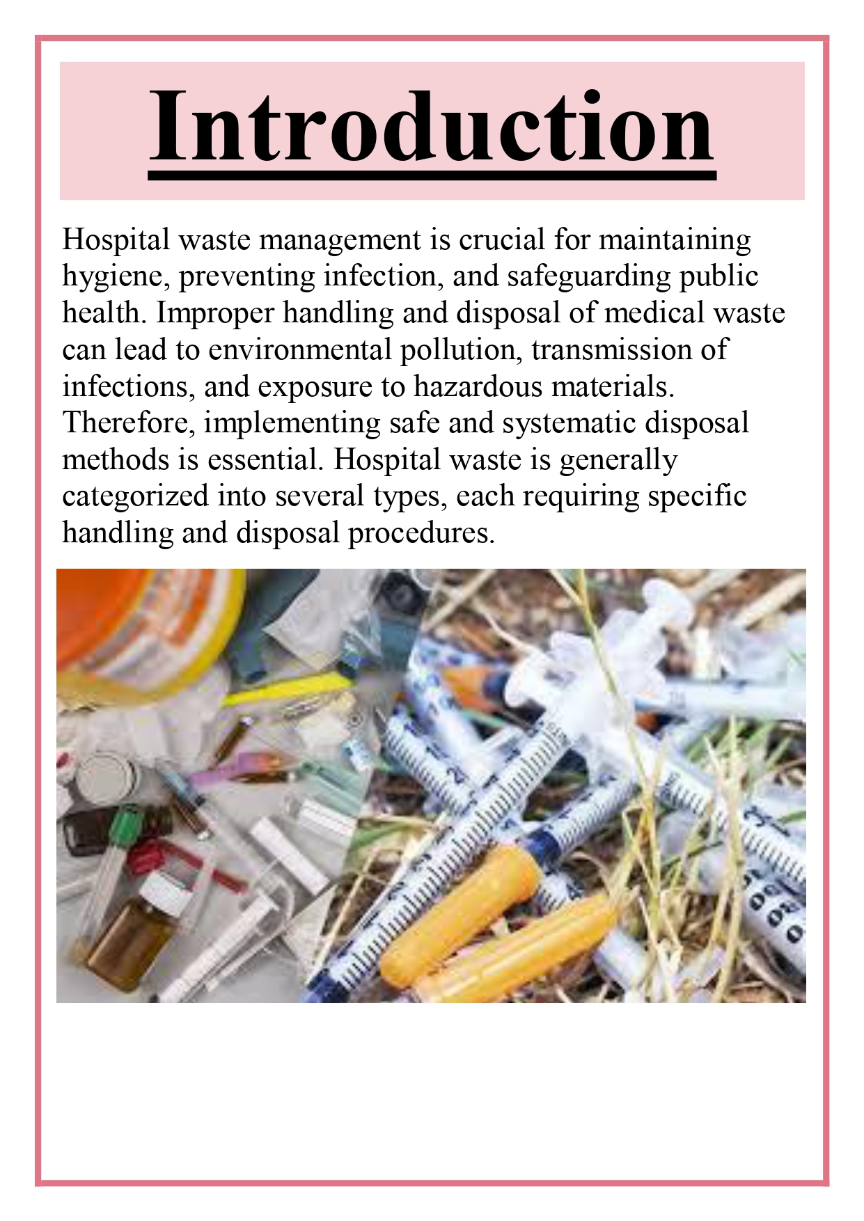 Safe waste disposal of hospital waste Assignment - Image 5