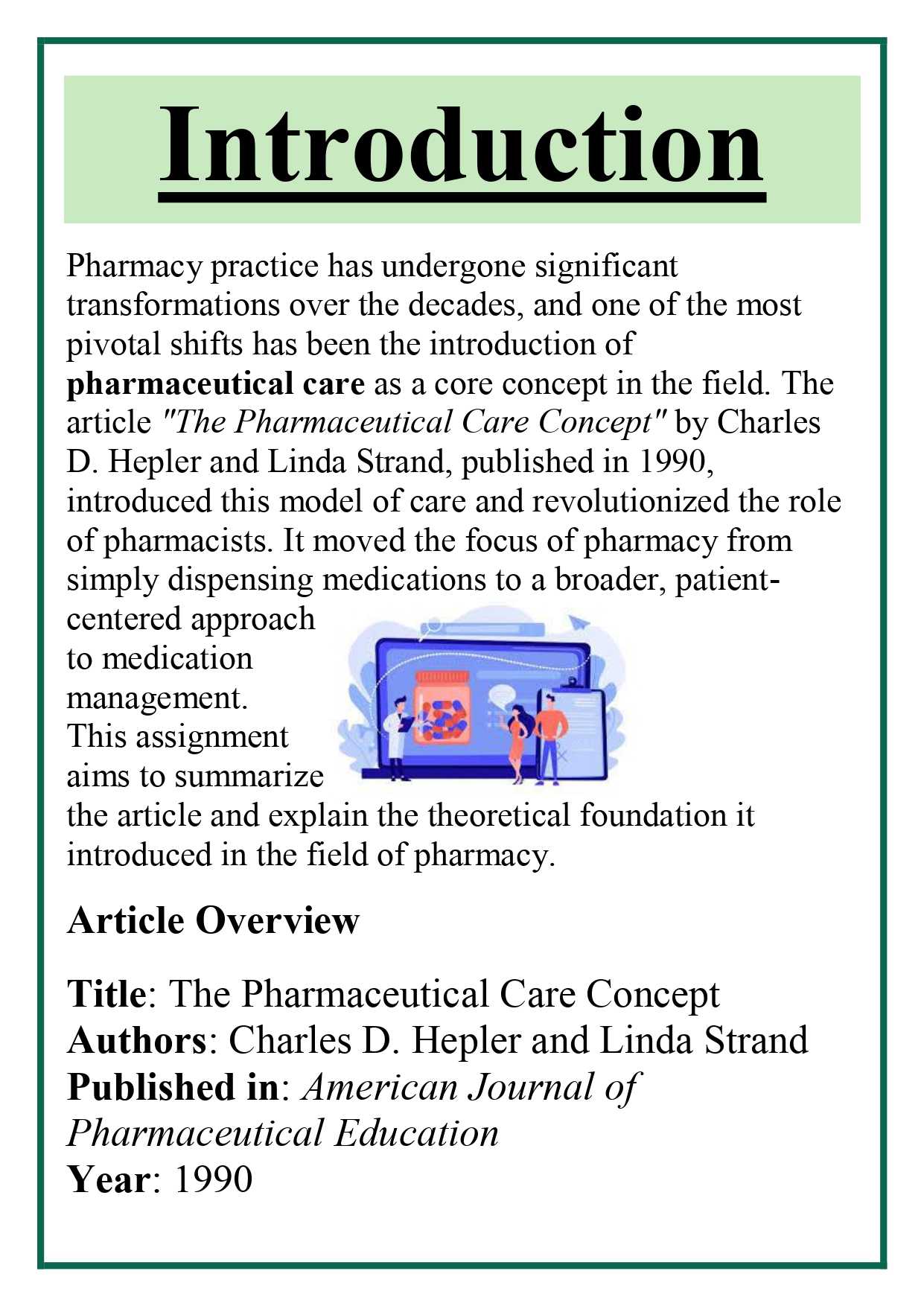 Read a minimum of one article relevant to any theory topic, from Pharma /Science/ or other Periodicals and prepare summary of it for submission Assignment - Image 5