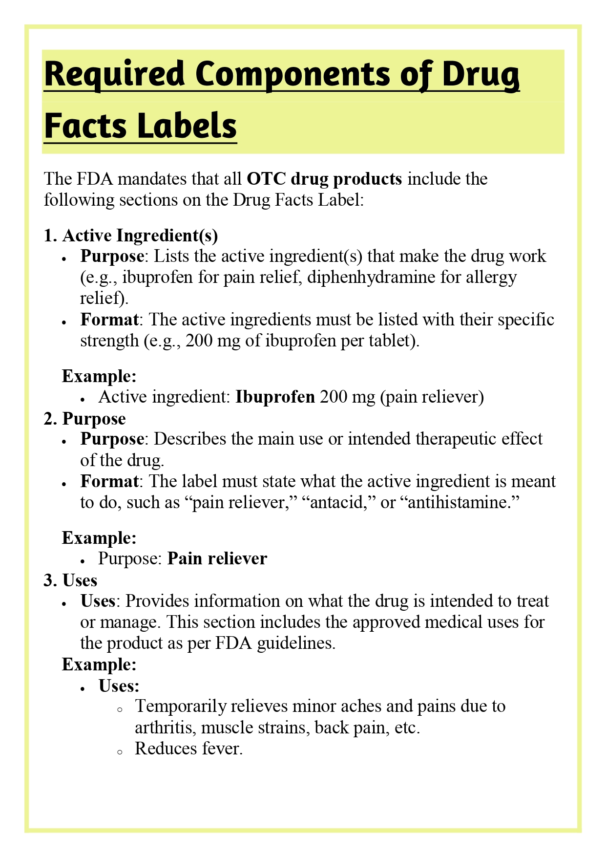 Drug Facts Labels of US FDA Assignment - Image 6