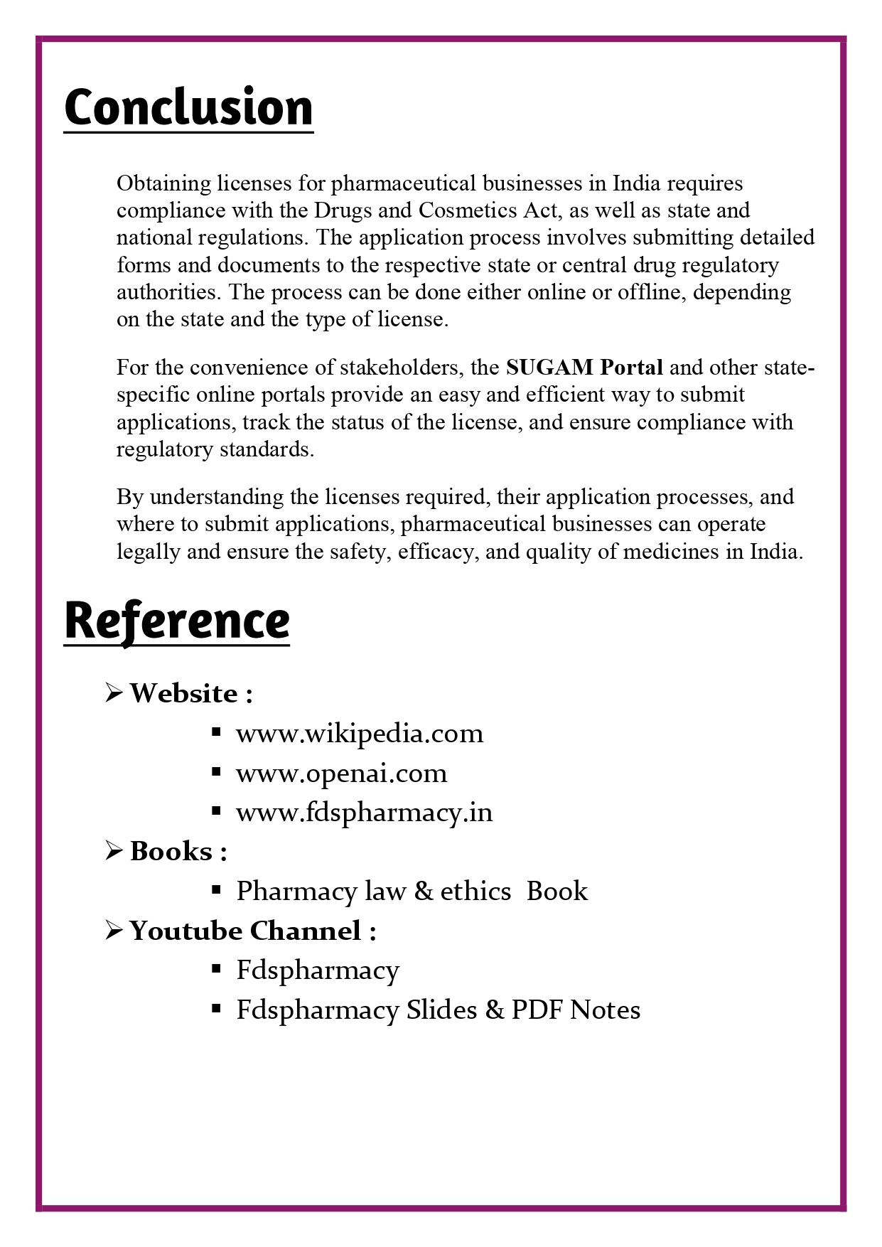 Licenses required, application processes (online/offline), drug regulatory office website of the respective state Assignment - Image 6