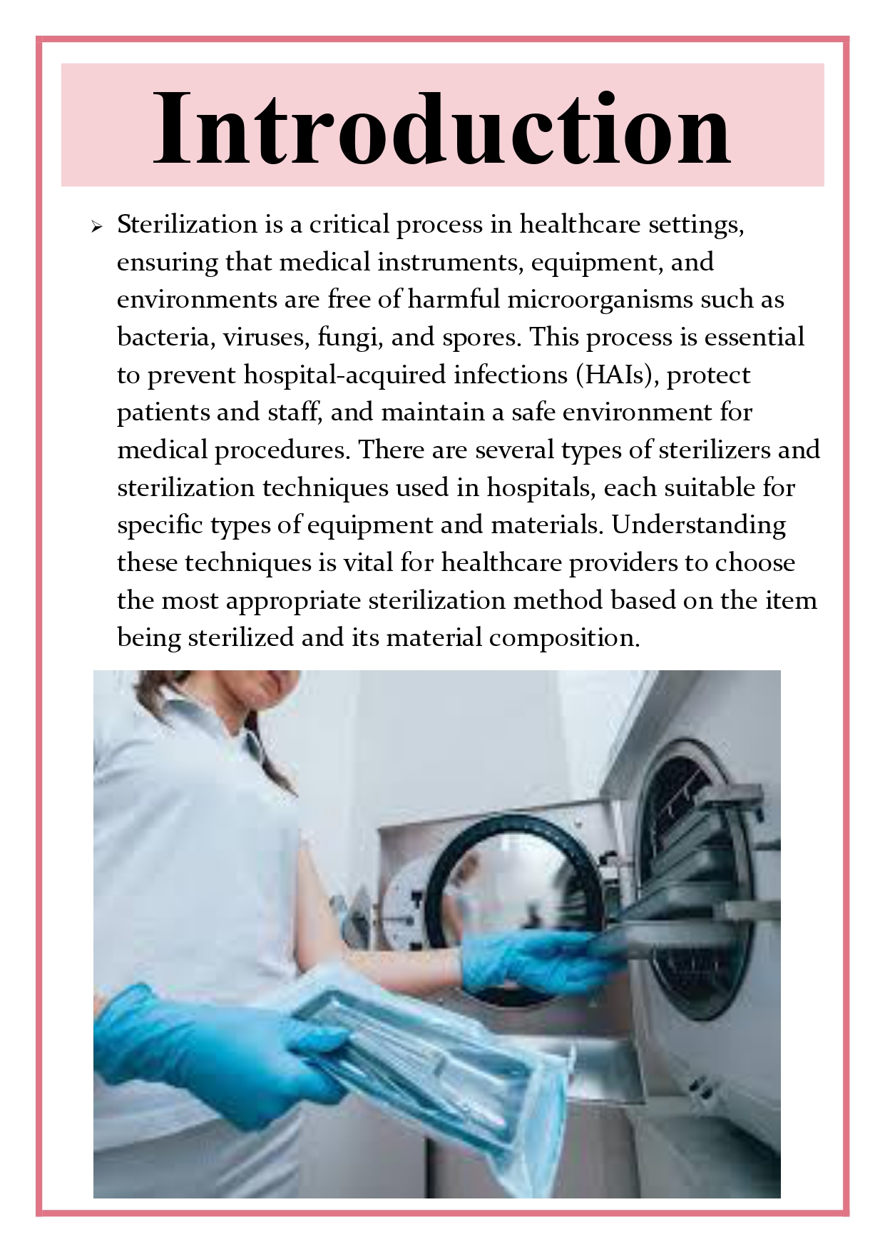 Various types of sterilizers and sterilization techniques used in hospitals Assignment - Image 5
