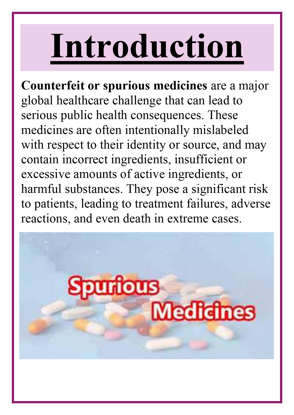 Counterfeit / Spurious medicines Assignment - Image 5