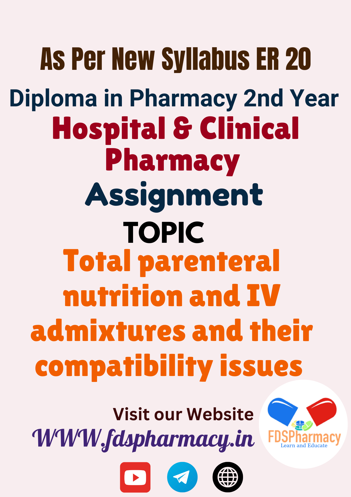 Total parenteral nutrition and IV admixtures and their compatibility issues Assignment