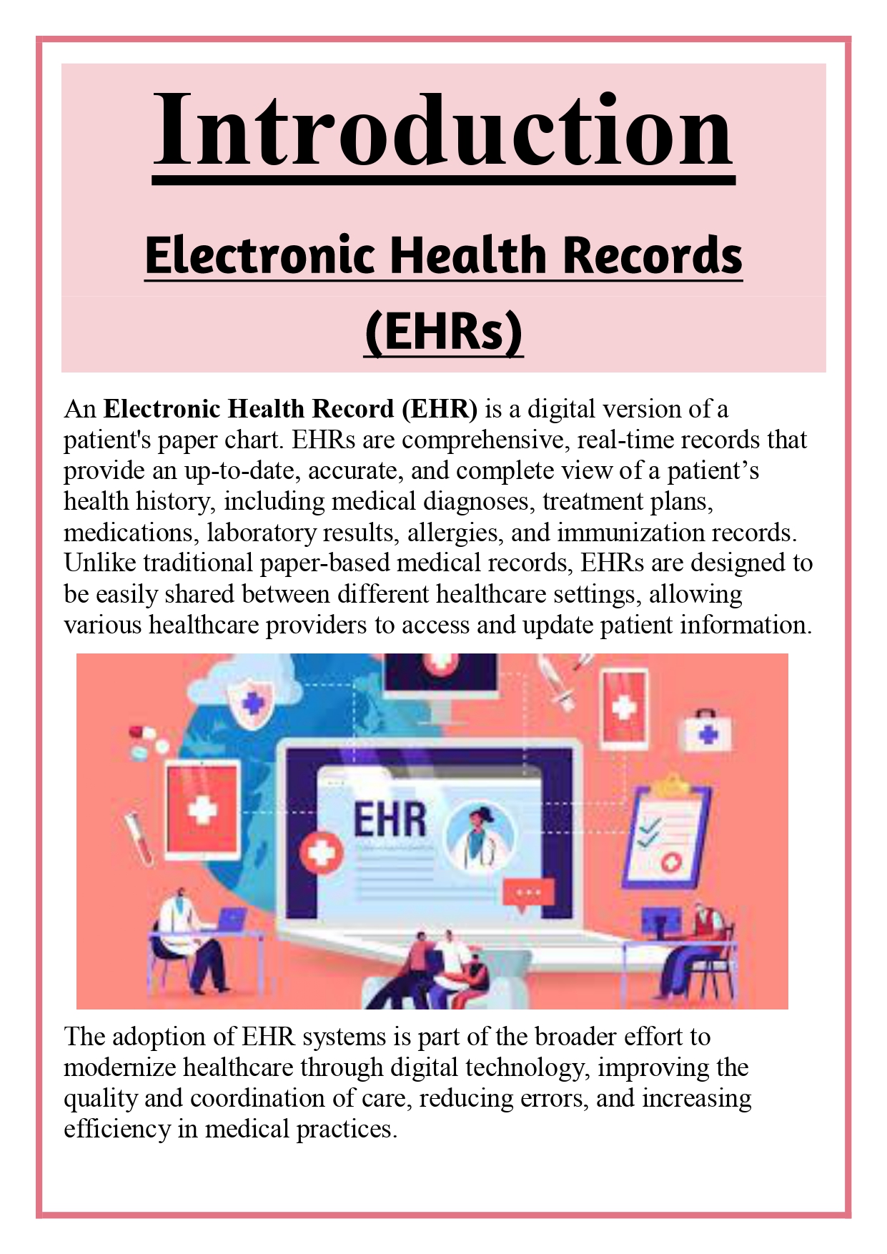 Concept of electronic health records Assignment - Image 5