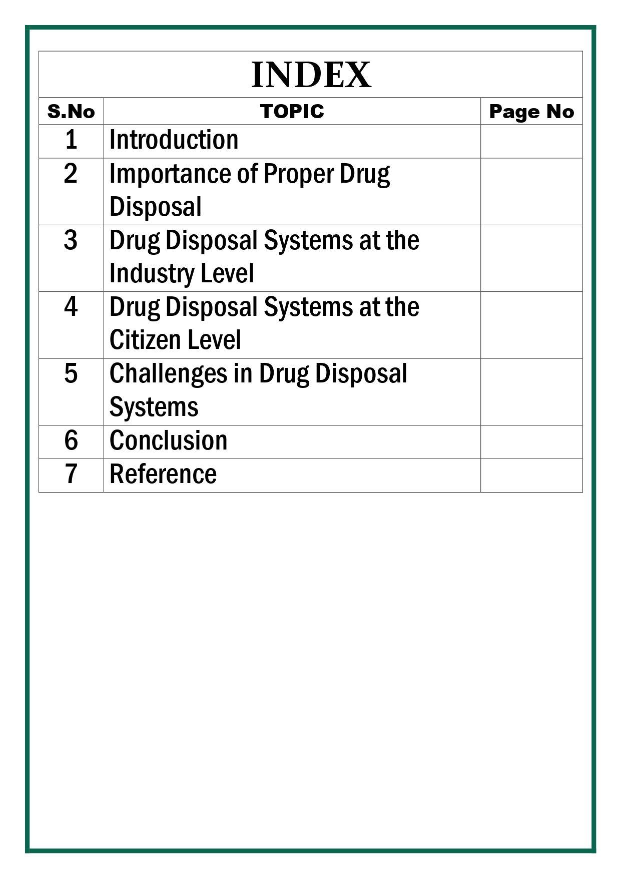 Drug disposal systems in the country, at industry level and citizen level Assignment - Image 4