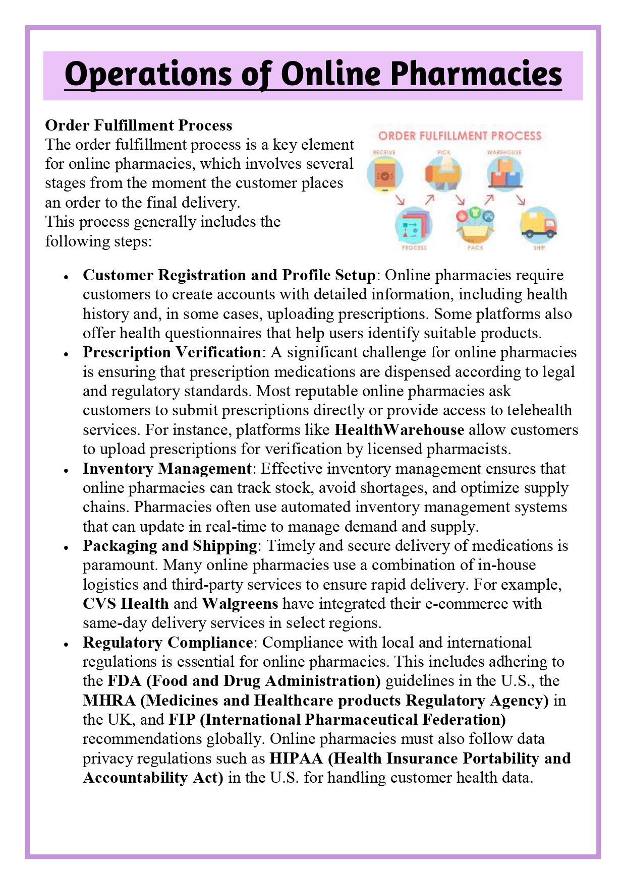 Overview on the operations and marketing strategies of various online pharmacies Assignment - Image 6