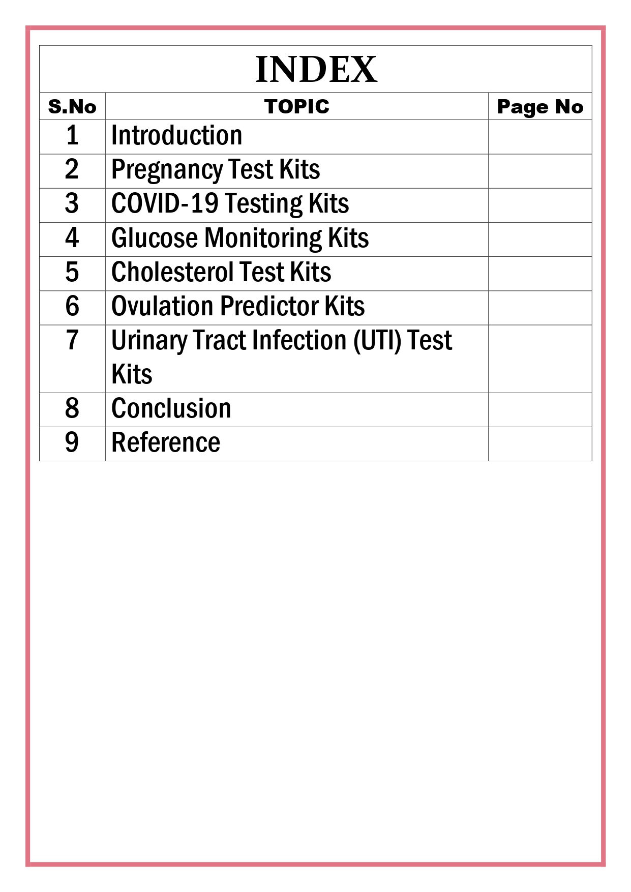 Home Diagnostic Kits - Pregnancy Test, COVID testing etc Assignment - Image 4