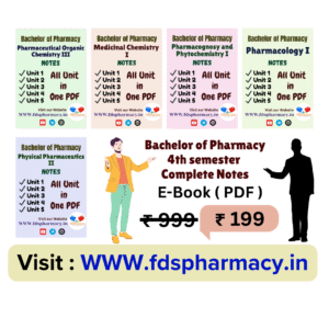 B.Pharmacy 4th Semester Notes