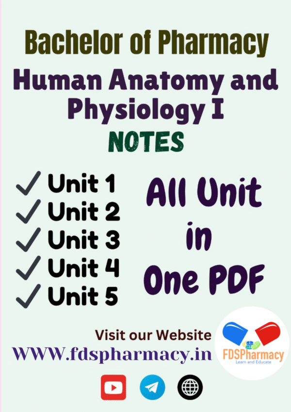 Human anatomy and physiology – I All Unit Notes
