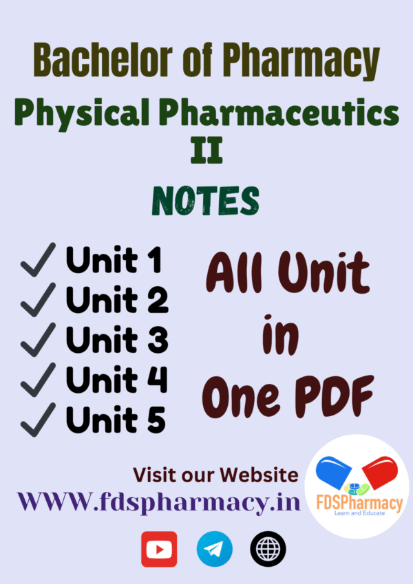 Physical Pharmaceutics - II All Unit Notes